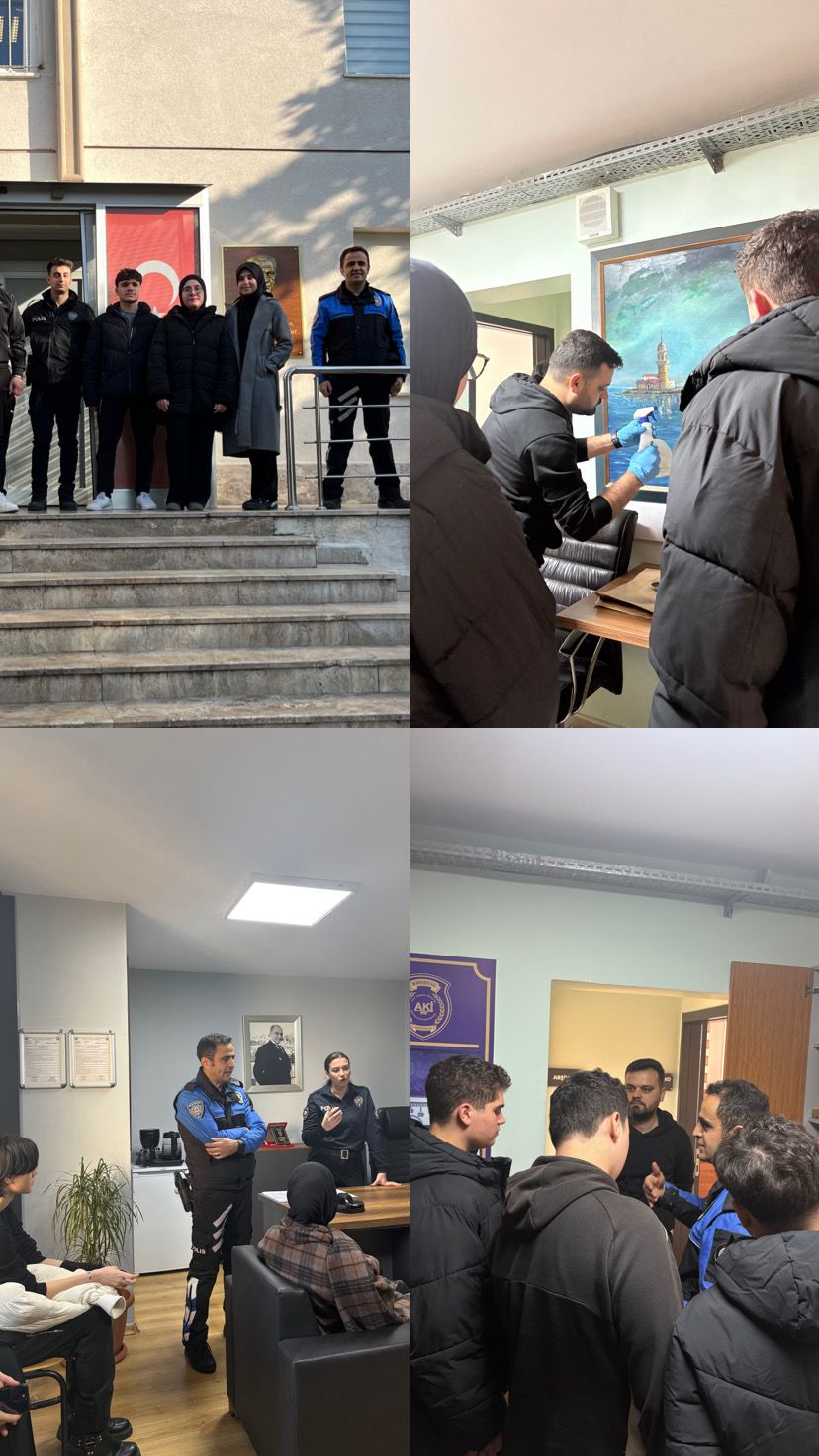 Mesleki Gözlem ve Uygulama Eğitimi: İlçe Emniyet Müdürlüğü Ziyareti